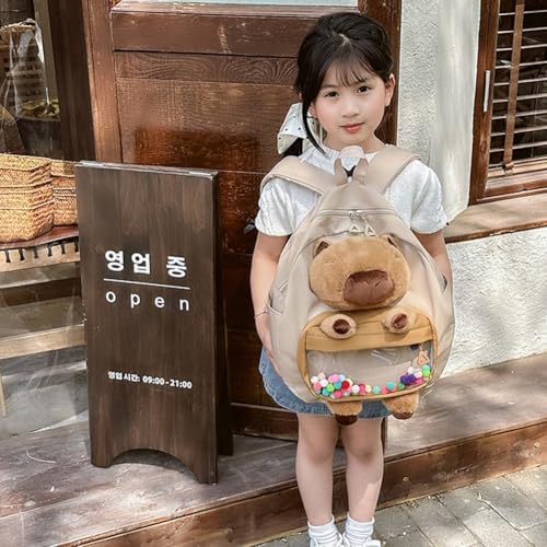 Sac à dos capybara pour filles léger contre le mal de dos - 6