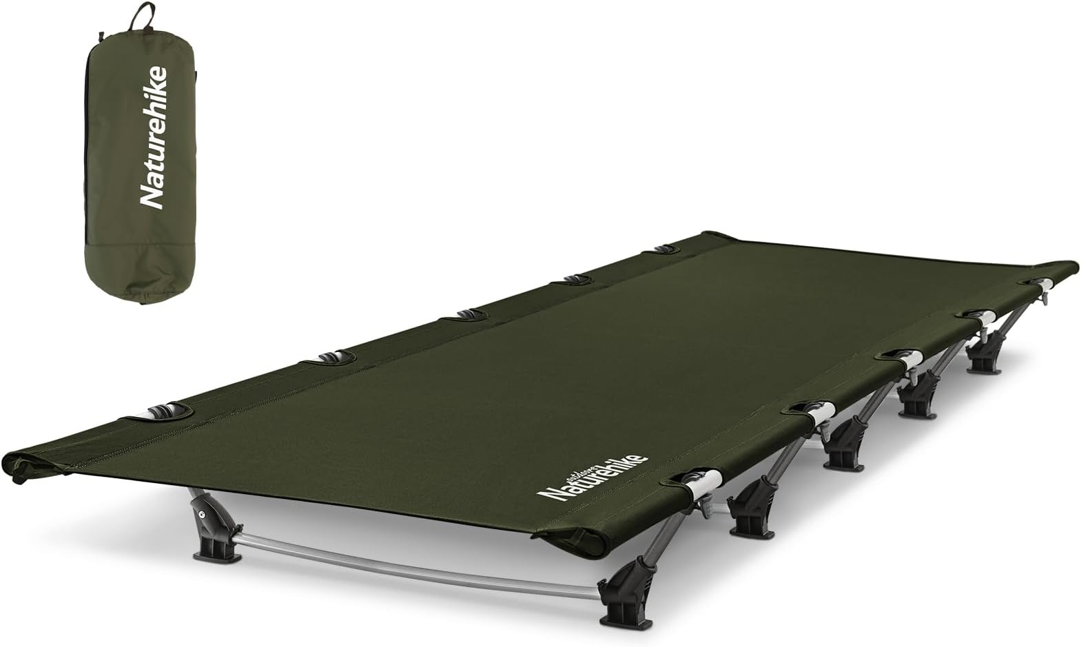 GreenWild Camping Cot, Ultralight Folding Backpacking Cot, 60-Second Easy Set-Up, Supports 330lbs, Portable Camping Bed for Adults for Camping Hiking Travel Home