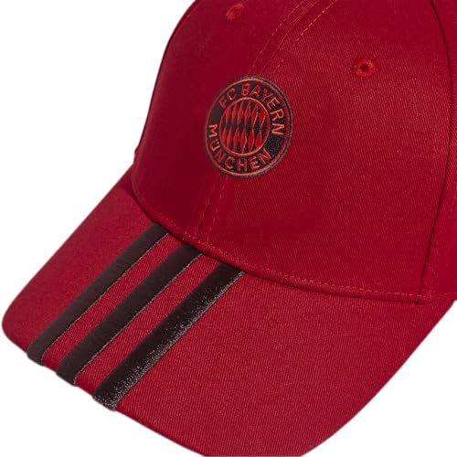adidas Unisex-Adult FC Bayern Munich Home Baseball Hat, Team Power Red/Shadow Maroon, OSFM