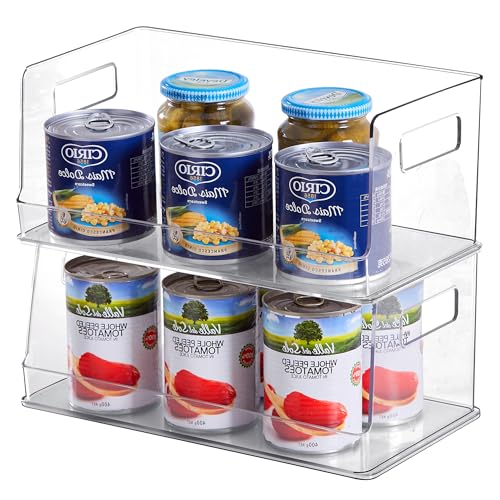 vacane 13" Wide Stackable Storage Bins Open Front, Towel Storage