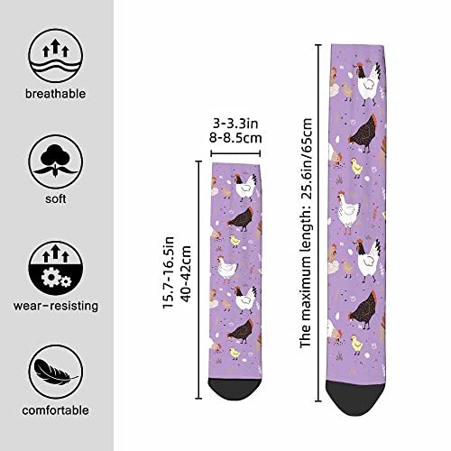Image of Pehede Socks Mens Fun Dress Socks for Women Funny Novelty Crazy Design Socks