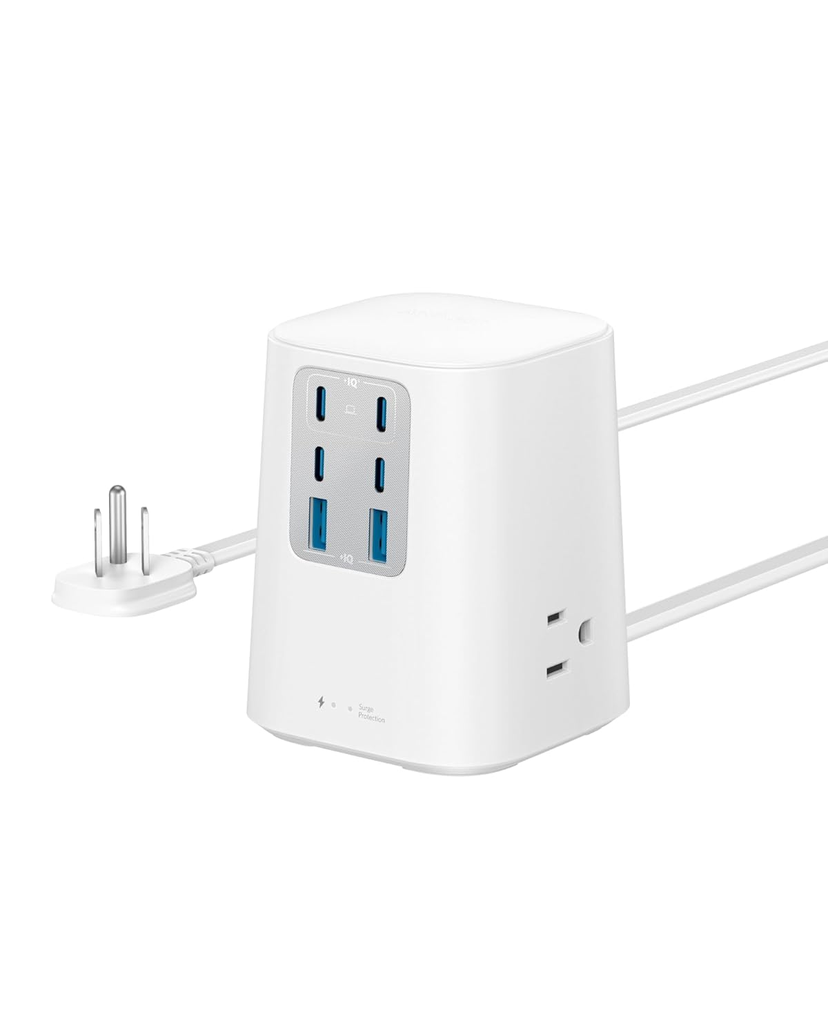 Anker Charging Station 100W 9-in-1 USB-C Power Strip with 300J Surge Protection for iPhone 16 and MacBook 5