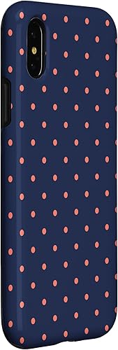 Miniatura 9 de Funda para iPhone 11 Pro Max con lunares azul marino y coral