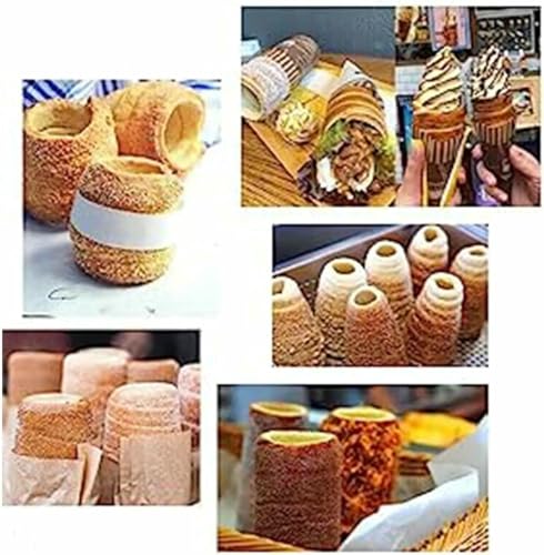 Chimney Cake Machine Oven - Elektryczny stożkowy ekspres do chleba ze stożkowymi patyczkami, nadaje się na raz,