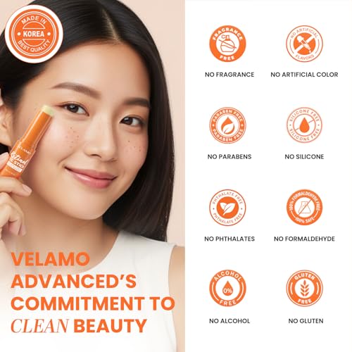 VELAMO ADVANCED Retinol Eye Stick: Plumping & Smoothing Under Eye Balm for Dark Circles, Puffiness & Wrinkles - Made in Korea, Upgraded Formula with Collagen, Niacinamide & Peptides, 0.35 OZ/10g