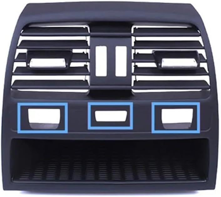 Automotive Air Conditioning Vents Car Air Conditioner Vent Grille Panel Outlet Cover Trim Fit for BMW 7 Series F01 F02 750I 750Li 64229118249 2009-2016 Nice-Looking(Two Holes)