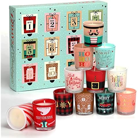 12 Days Christmas Scented Candle Gift Set Cover