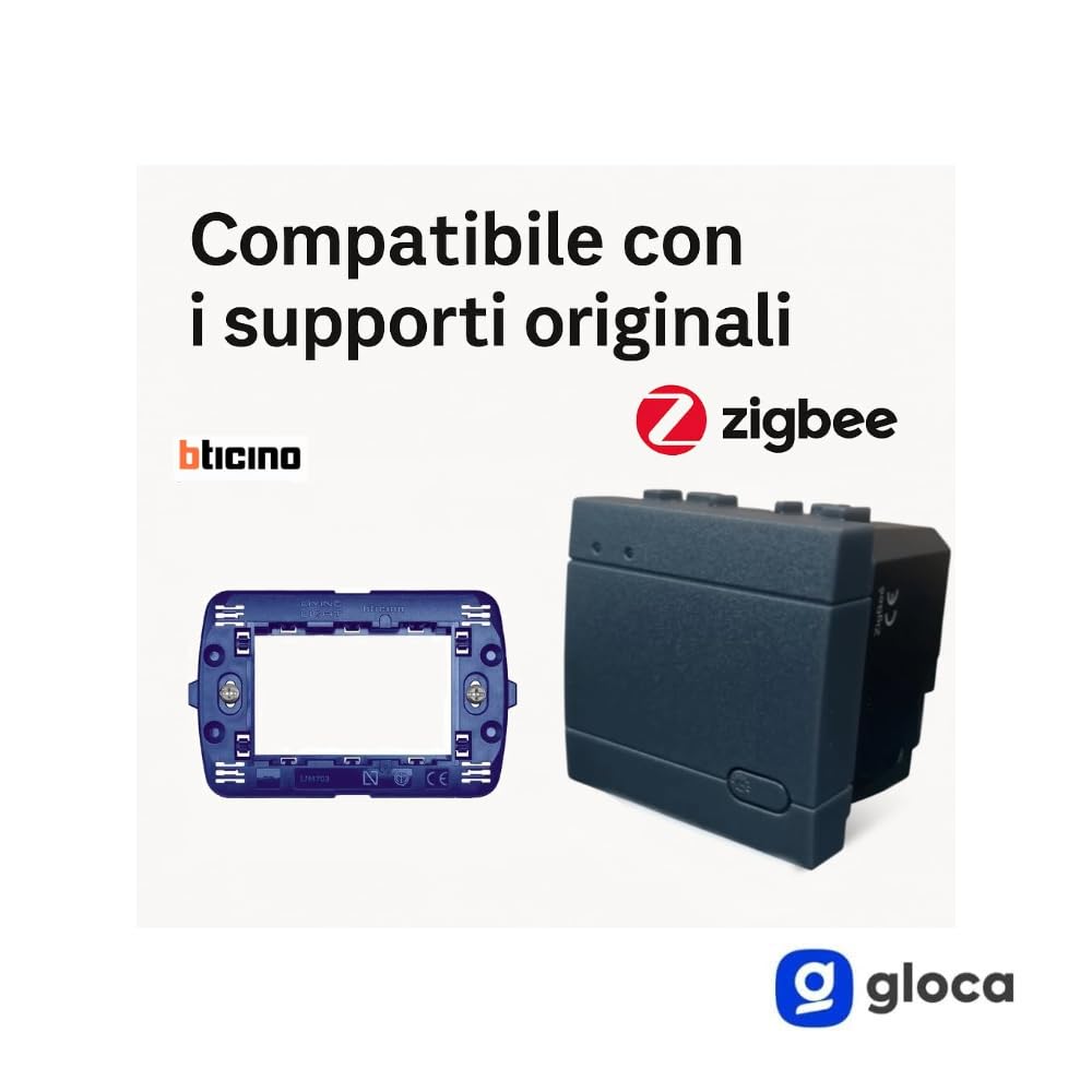 gloca Serie Zigbee E-Smart Tuya (HUB-desviador-regulador de persianas) compatibles Living (ZigBee Smart Gateway Hub Tuya)