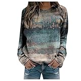 森ガール系 レディース パーカー トレーナー 猫 プリント ネコ耳 肉球 リボン 可愛い 薄手 春物 プルオーバー キュート Tシャツ レディース トップス 長袖 ゆったり プリント プルオーバー シャツ カラフル 多色 プリント 大きいサイズ 切り替え トップス カジュアル シンプル スウェット レトロ風 おしゃれ 普段着 スポーツ 通学 お出かけ (M/ブルー)