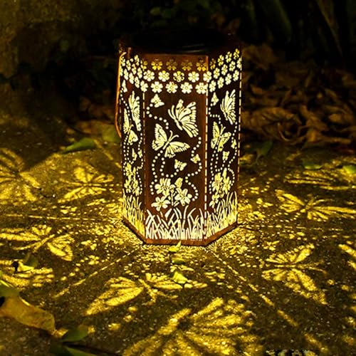 Farol solar de jardín LED con estaca de iluminación decorativa para exteriores