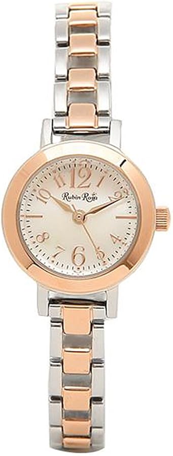 Amazon.co.jp: ルビンローザ 時計 レディース Rubin Rosa R501TWHMOP