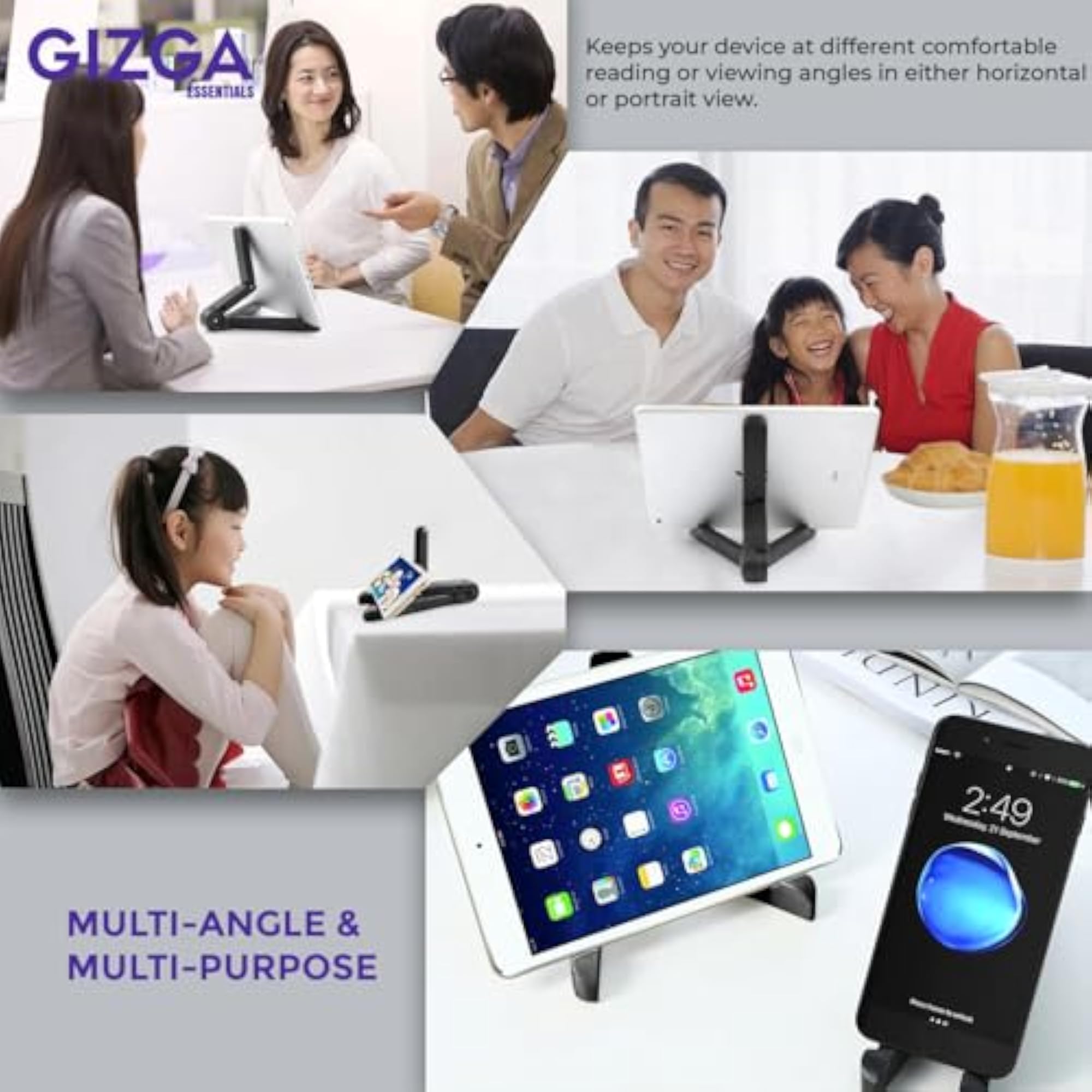 Portable Tabletop Tablet Stand Mobile Holder
