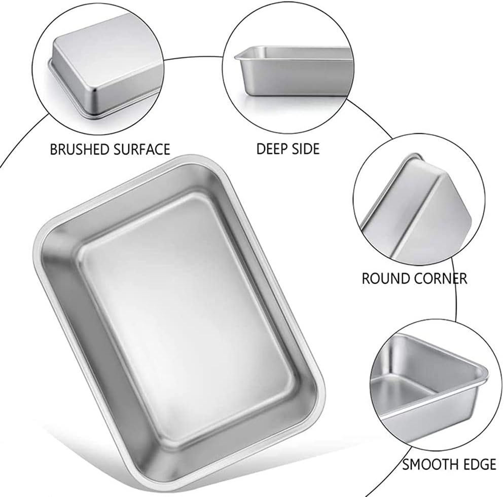 WSHA Stainless Steel Buffet Food Container Anti-Jam Steam Table Pan Container Drain Pans Hotel Tools for Commercial Kitchen Cookware