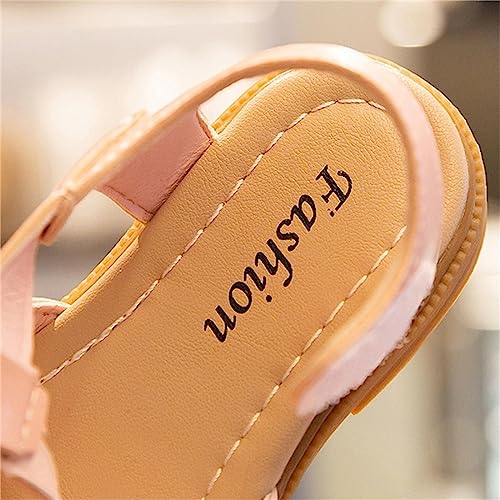 Black Toddler Dress Shoes Mesh Design Sandals Flat Sandals Summer Dress Shoes for Toddler Girls Dresses Shos Size 34