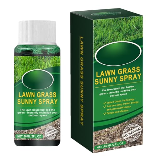 Flüssiger Rasendünger,Flüssiger Rasendünger - 60 ml Rasenverstärker und Dünger,Zimmerpflanzendünger, Flüssigdünger, Pflanzennährstoffe für Anfänger und erfahrene Gärtner