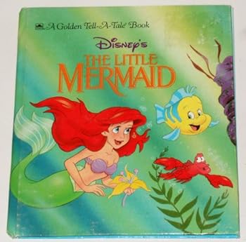 Hardcover Disney's The little mermaid (A golden tell-a-tale book) Book