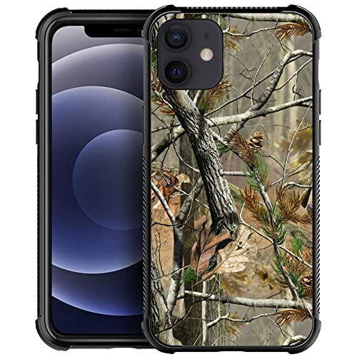 Yesad Compatible with iPhone 11 Case,Real Jungle Camo Soft TPU Bumper Shockproof Tempered Glass Back Cover Case for iPhone 11 by Yesad - Used condition - US$7.12