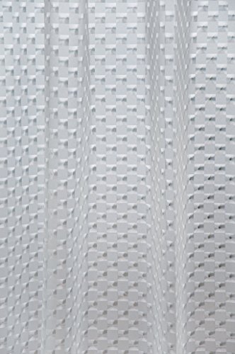 MSV Shower Curtain Premium Eva Bombay 180X200cm, Polyester, Multi-Colour, 30 x 20 x 15 cm, W 70.9" x L 78.7" (1 Panels) - Image 2