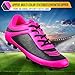 Vizari USA Kids Soccer Cleats – Youth Football Shoes for Boys & Girls | Lightweight Firm Ground Outdoor Cleats – Durable Athletic Soccer Shoes Pink/Black