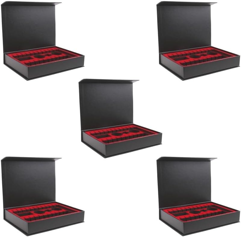 Timcryxient Lot De 5 étuis De Rangement Pour Fléchettes – Boîte Rigide 16,2 Cm, Transporte Flèches, Ailettes Et Pointes
