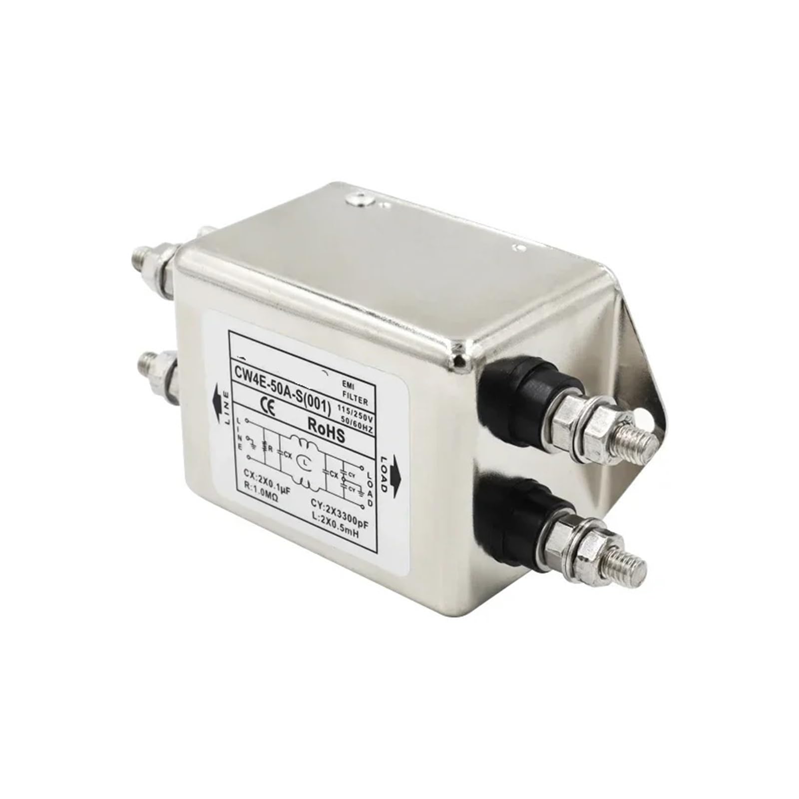 MBPAIHOP Anti-interference single-phase 220V power filter CW4EL2-3A-S screw interface(CW4EL2-30A-S)