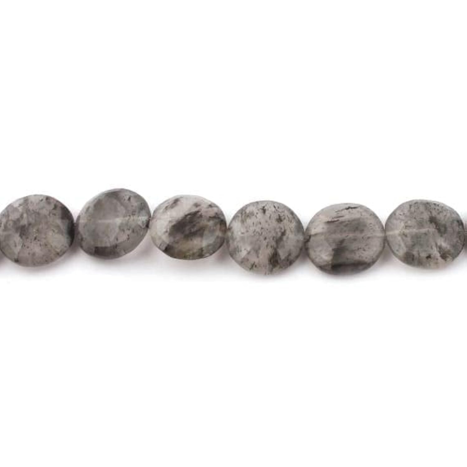 Quartz rutilé noir de qualité supérieure en briolettes facettées de 18mm LKBEADS SB3826