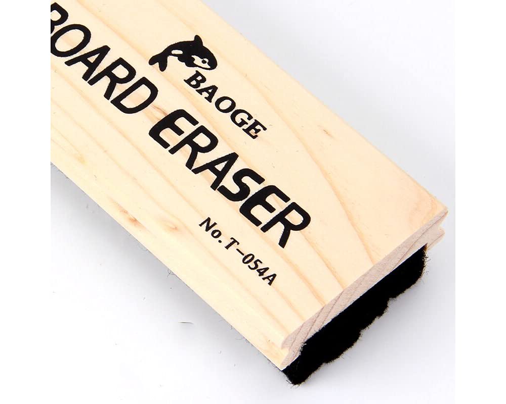 Kreidetafel-Radiergummi-Set – 3 Stück Mit Holzgriff, Hochwertigem Filz, Für Schule & Büro