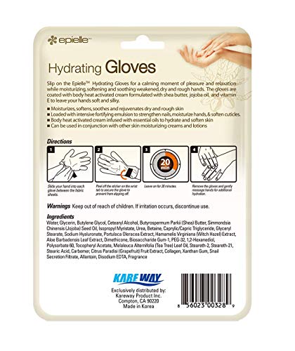 image for Epielle Hydrating Hand Masks (Gloves 6pk) for Dry Hands Spa Masks Hand