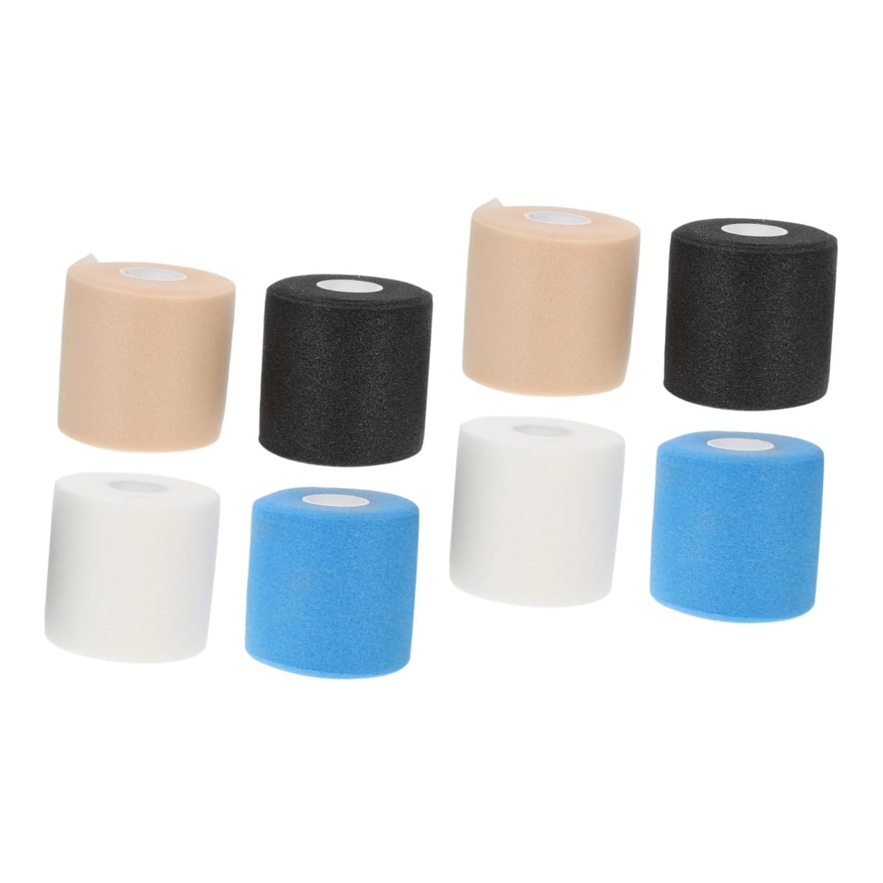 Sosoport 2 Ensembles Bande De Sport Pré Envelopper Bandage Poignet Bandage Bandage Pour Genou Enveloppement Athlétique Protecteurs De La Peau Éponge 4 Rouleaux*2