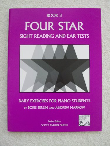 Four Star Sight Reading and Ear Tests: Daily Ex... 0887977952 Book Cover