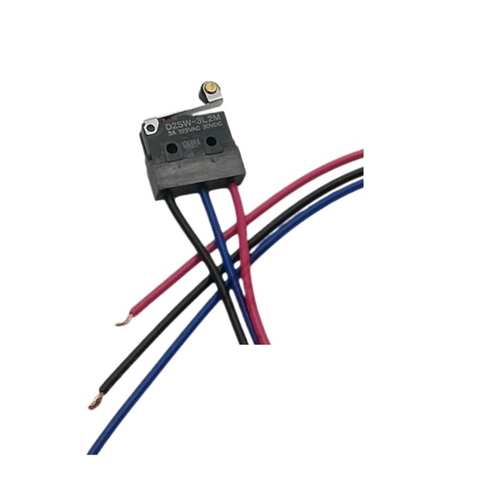 Micro Switch D2SW-01M Omron miniature étanche avec levier charnière pour circuit imprimé 2 pièces