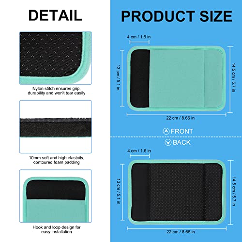Supregear Walker Grips (2 Pack), Soft Padded Hand Covers, Non-Slip Comfortable Cushion Padding For Folding Rolling Wheelchair Rollator Crutch Handle, Moisture Wicking Mobility Accessory, Mint #TOP2