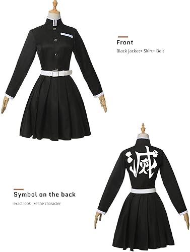 Miniatura 5 de Nuoqi Zentisu Tanjiro - Disfraz de cosplay para adulto de Giyuu Tomioka, traje de Shinobu, anime, Halloween