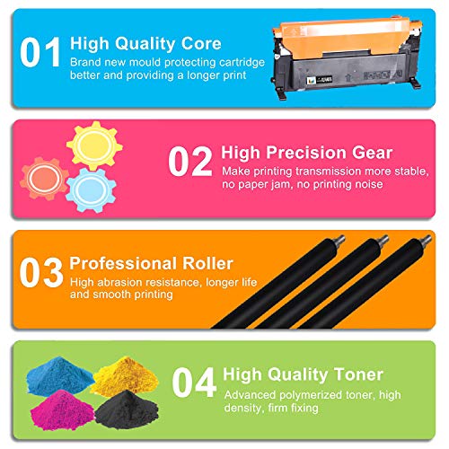 2-Pack 4Benefit Compatible Clt-407S Toner Cartridge Clp325 (2Xblack) Clt-K407S Cltk407S Clt407S Used For Clx-3185Fw 3185N Clp-320N Clp-321N Clp-325W Clp-325 Color Laser Printer #TOP3