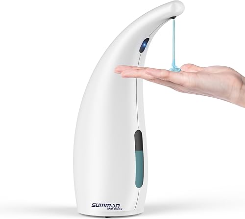 Miniatura 17 de Dispensador Automático de Jabón Sin Contacto, Dispensador de 300ml de Mano y Plato de Superficie Eléctrico de Líquido Recargable con Sensor, Bomba