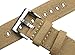 BARTON WATCH BANDS Quick Release Canvas Watch Band Straps, Khaki Tan, 22mm