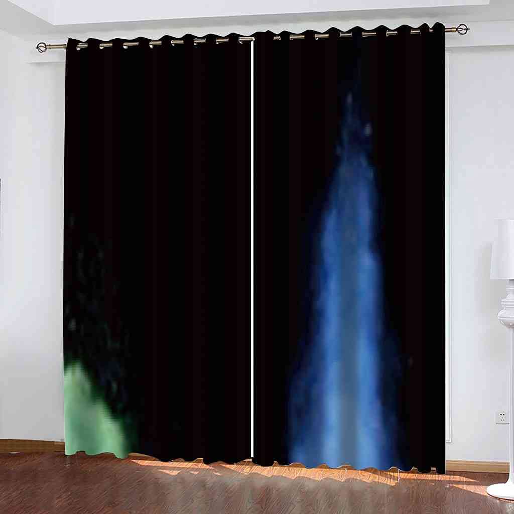 Rideau Isolant Thermique Insonorisant Bleu | Panneau Occultant Enfant et Salon 200x160 cm