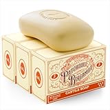 Carolina Castile Soap Patchouli Bergamot Bar Soap – Triple Milled for a Smooth, Silky Lather – Made with Unsaponified Olive Oil & Fair-Trade Cocoa Butter for a Soft, Daily Wash for Men and Women –5 oz