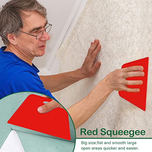 WRAPXPERT Wallpaper Smoothing Tools,Wallpaper Tool Kit with Squeegee Smoother,Seam Roller,Wallpaper Brush for Wallpaper Hanging,Contact Paper,Vinyl Application,Wallpaper Paste - Image 3