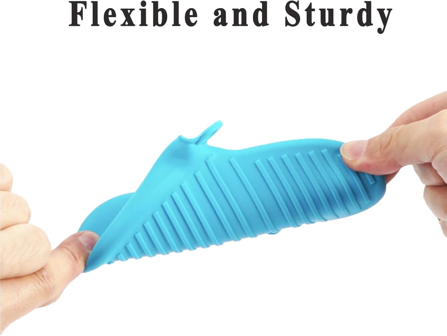 PureBake Baking Gloves for Oven and Microwave - 2PCS Silicone Oven Mitts Heat Resistant, Silicone Potholders for Kitchen, Mini Rubber Oven Glove Kitchen Mittens, Cute Cooking Mitts (Random Color) - Image 3 thumbnail