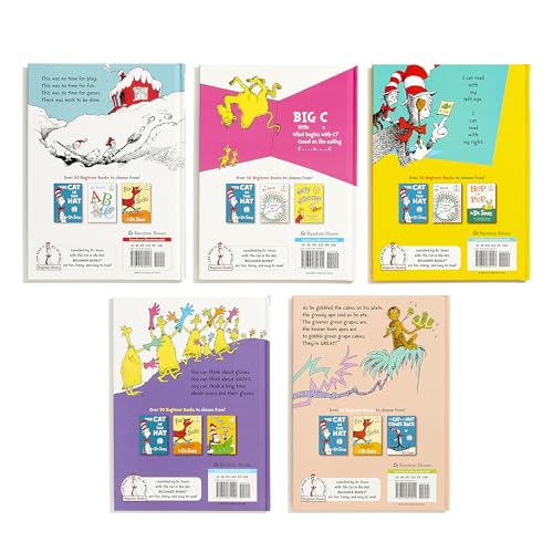 Image of Dr. Seuss's Second Beginner Book Boxed Set Collection: The Cat in the Hat Comes Back; Dr. Seuss's ABC; I Can Read with My Eyes Shut!; Oh, the Thinks You Can Think!; Oh Say Can You Say?