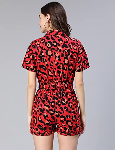 oxolloxo red cotton jumpsuit – image 5