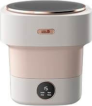 Little Raccoon Portable Washing Machine, Foldable Mini Washing Machine with Half Automatic Wash Drain Basket and Ozone, Small Washer for Baby Clothes, Underwear or Small Items, Apartment, Dorm,Camping, RV Travel Laundry,8.5L