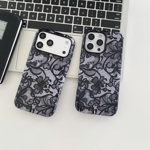 AROJAK for iPhone 15 Plus Phone Case for Magsafe Lace Phone Case Black by AROJAK - Used condition - Image 8