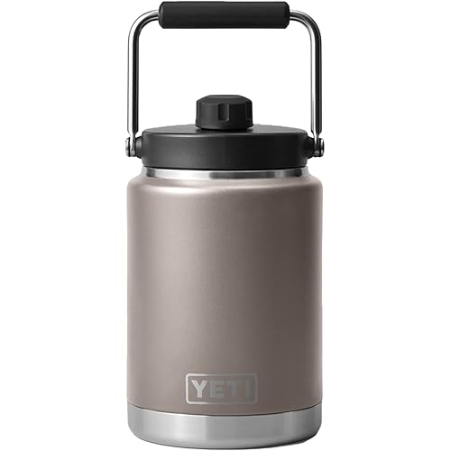YETI Rambler Half Gallon Jug Retired Color, Vacuum Insulated, Stainless Steel with MagCap, Sharptail Taupe