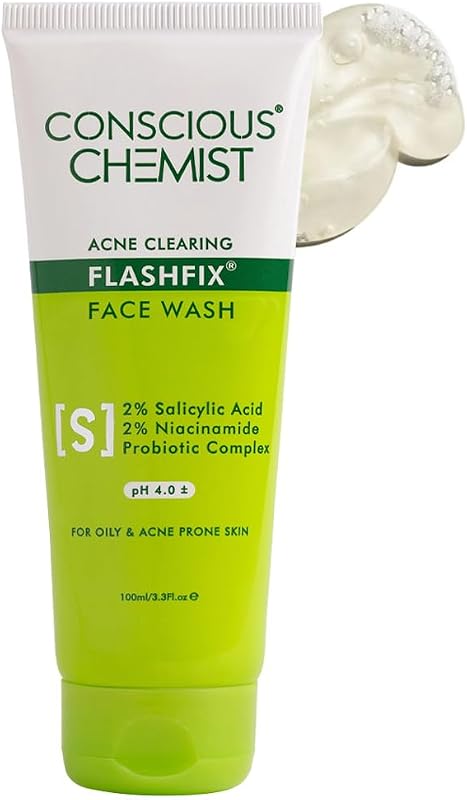Conscious Chemist® Limpador facial com ácido salicílico 2% 100 mL - CCNFC02