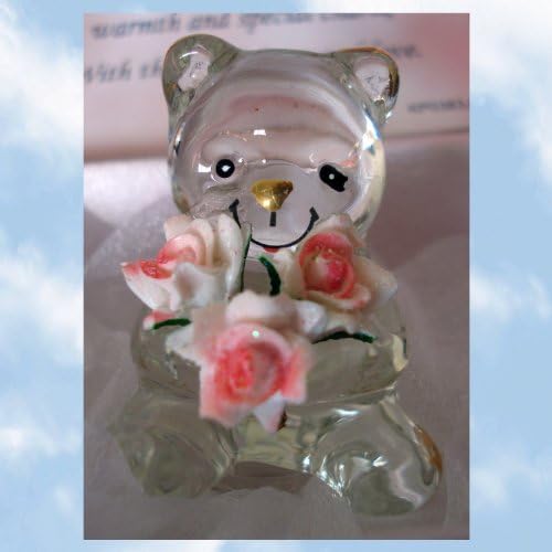 A Special Daughter Crystal Bear In A Box - Hand-Sculpted - 22KT Gold