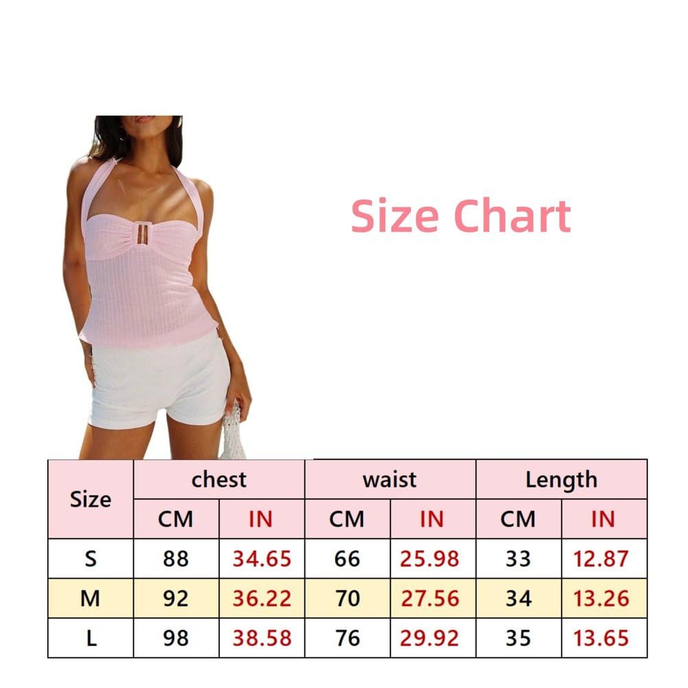 Dos Nu Dos Nu Crop Top Pour Femmes Coupe Slim À Lacets Sexy Plage Vacances Camisole Tops