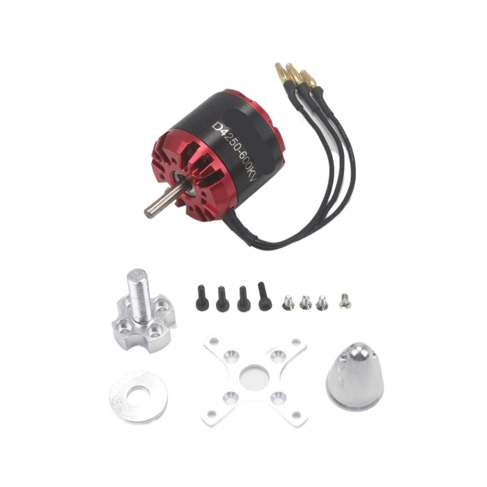 Drone Brushless Motor, 4250 600KV 800KV Outrunner Bürstenlosen Motor 3-7S for Drone Starrflügel Multicopter Quadcopter Hubschrauber Flugzeug(1pcs 4250 600KV)