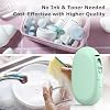 SUPVAN Label Maker E10 Green with 5 Rolls White Continuous Label